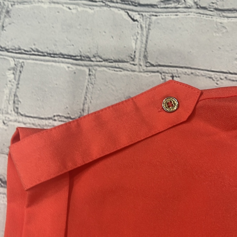 Calvin Klein Orange Blouse - Picture 7 of 12